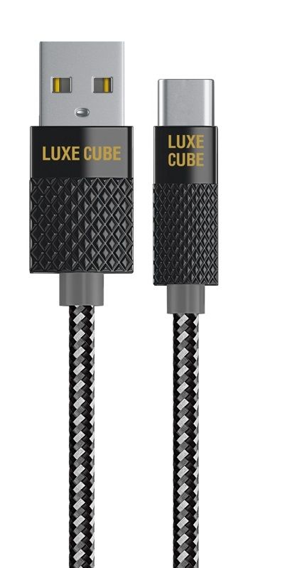 Кабель Luxe Cube Premium USB-USB Type C, 1м, сірий (8889996899667)