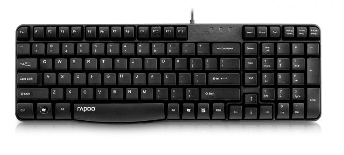 Клавiатура Rapoo N2400 Black
