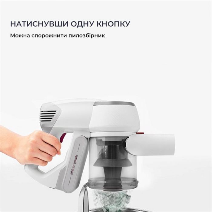 Пилосос Jimmy Wireless Vacuum Cleaner Silver (JV53S)