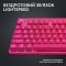 Клавiатура бездротова Logitech G PRO X TKL Lightspeed Magenta (920-012159)