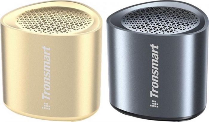 Акустична система Tronsmart Nimo Mini Speaker Polar Black + Nimo Mini Speaker Gold (994703)