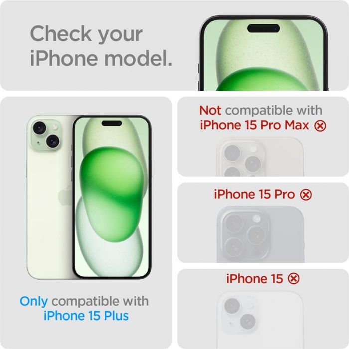 Захисне скло Spigen Glas.tR AlignMaster FC для Apple iPhone 15 Plus, Black, 2шт (AGL06886)