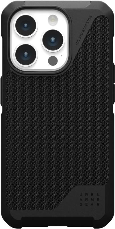 Чохол-накладка Urban Armor Gear Metropolis LT Magsafe для Apple iPhone 15 Pro Kevlar Black (114277113940)