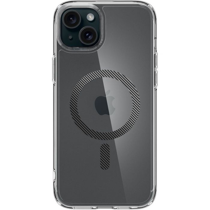 Чохол-накладка Spigen Ultra Hybrid MagFit для Apple iPhone 15 Carbon Fiber (ACS06805)
