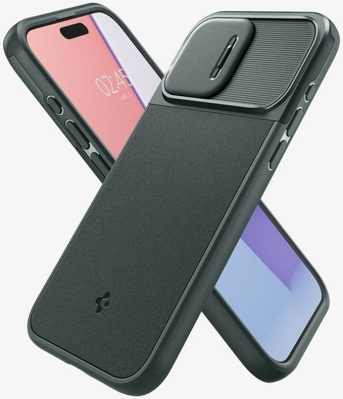 Чохол-накладка Spigen Optik Armor MagFit для Apple iPhone 15 Pro Max Abyss Green (ACS06600)