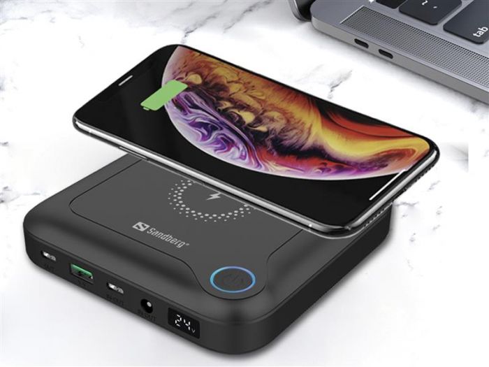 Універсальна мобільна батарея Sandberg All-in1 Laptop Powerbank 24000mAh Black (420-57)