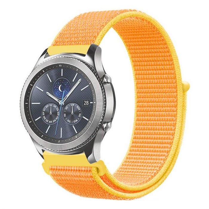 Ремінець BeCover Nylon Style для Xiaomi Amazfit Bip/Bip Lite/Bip S Lite/GTR 42mm/GTS/TicWatch S2/TicWatch E Yellow (705831)