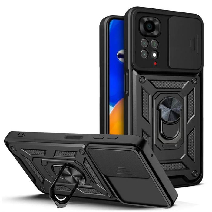 Чохол-накладка BeCover Military для Xiaomi Redmi Note 11 Pro/11 Pro Plus/12 Pro 4G Black (707421)