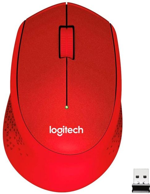 Миша бездротова Logitech M330 Silent Plus Red (910-004911)