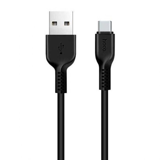 Кабель Hoco X13 Easy Charged USB - USB Type-C (M/M), 1 м, Black (D22973)