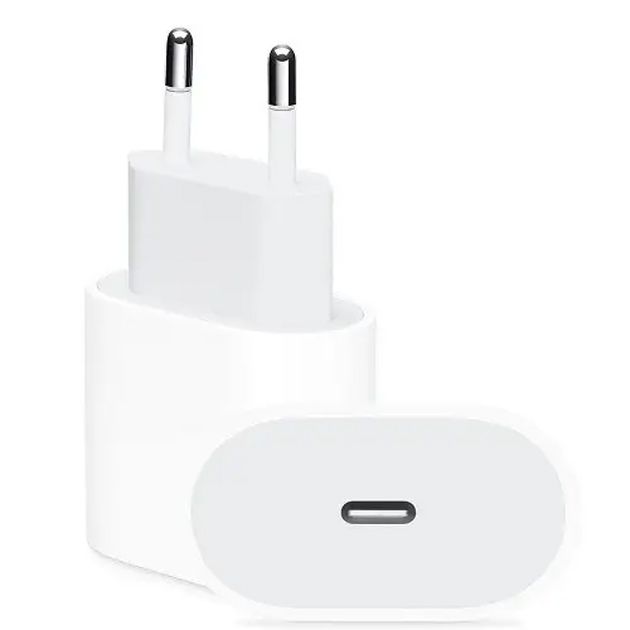 Зарядний пристрій Apple (1USB-C 20W) White copy (S17519)