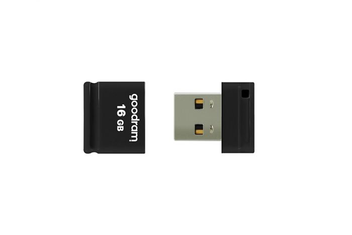 Флеш-накопичувач USB2.0 16GB GOODRAM UPI2 (Piccolo) Black (UPI2-0160K0R11)