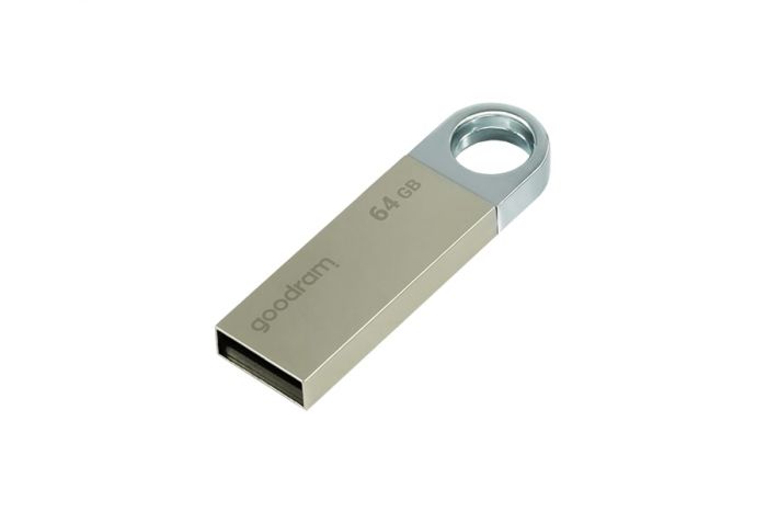 Флеш-накопичувач USB2.0 64GB GOODRAM UUN2 (Unity) Silver (UUN2-0640S0R11)