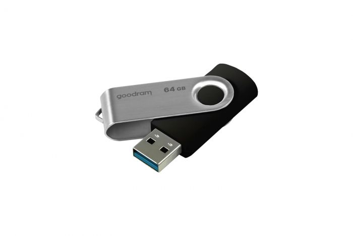 Флеш-накопичувач USB3.2 64GB GOODRAM UTS3 (Twister) Black (UTS3-0640K0R11)