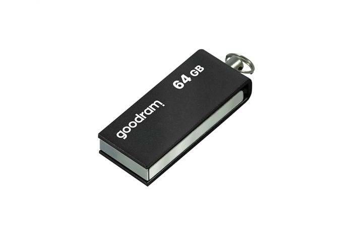 Флеш-накопичувач USB2.0 64GB GOODRAM UCU2 (Cube) Black (UCU2-0640K0R11)