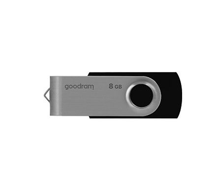 Флеш-накопичувач USB2.0  8GB GOODRAM UTS2 (Twister) Black (UTS2-0080K0R11)