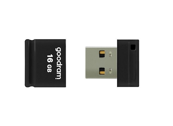 Флеш-накопичувач USB2.0 16GB GOODRAM UPI2 (Piccolo) Black (UPI2-0160K0R11)