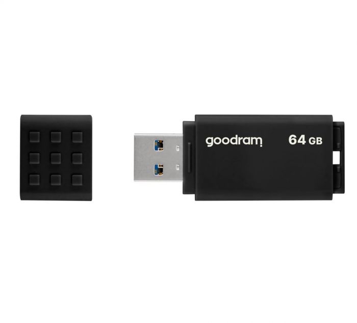 Флеш-накопичувач USB3.2 64GB GOODRAM UME3 Black (UME3-0640K0R11)