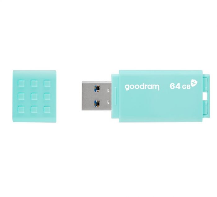 Флеш-накопичувач USB3.2 64GB GOODRAM UME3 Care Green (UME3-0640CRR11)