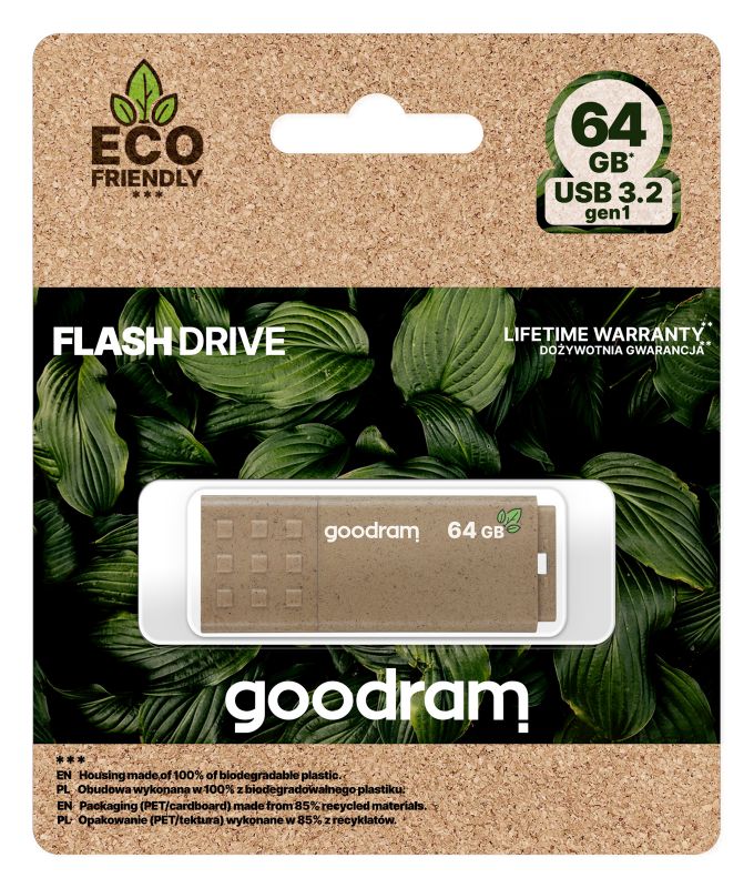 Флеш-накопичувач USB3.2 64GB GOODRAM UME3 Eco Friendly (UME3-0640EFR11)