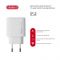 Мережевий зарядний пристрій Intaleo TCG65GAN 2USB-C PD+USB-A QC 3.0 White (1283126559525)