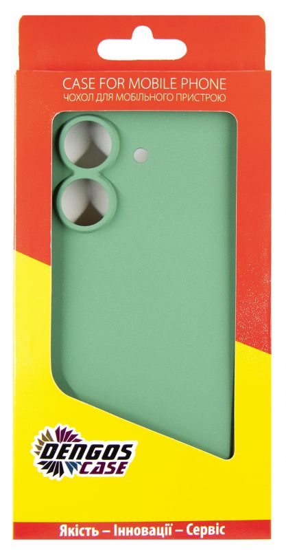 Чохол-накладка Dengos Soft для Xiaomi Redmi 13C Mint (DG-TPU-SOFT-55)