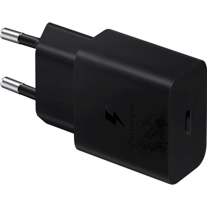 Мережевий зарядний пристрій Samsung EP-T1510X Black, 1хUSB Type-C, 15W + кабель USB Type-C (EP-T1510XBEGEU)