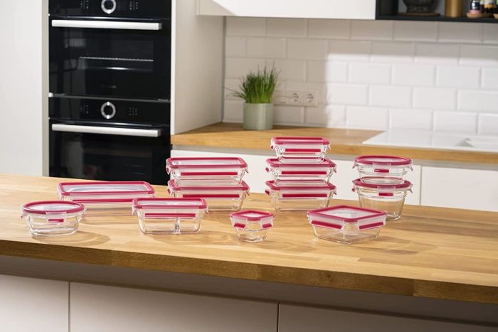 Форма універсальна з кришкою Tefal MasterSeal glass 0.8 л (N1041410)