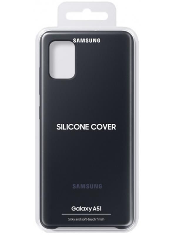 Чохол-накладка Samsung Silicone Cover для Samsung Galaxy A51 SM-A515 Black (EF-PA515TBEGRU)