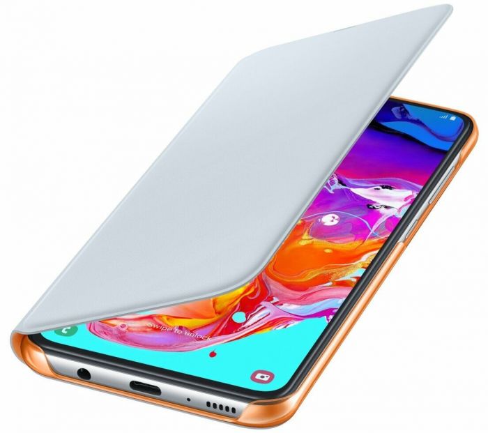 Чохол-книжка Samsung Wallet Cover для Samsung Galaxy A70 SM-A705/A70s SM-A707 White (EF-WA705PWEGRU)