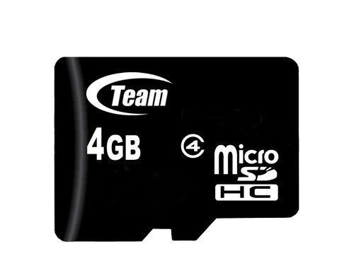 Карта пам`ятi MicroSDHC 4GB Class 4 Team (TUSDH4GCL402)