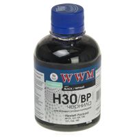 Чорнило WWM для HP C8767/C8765/C9362 (Black Pigmented) H30/BP 200г