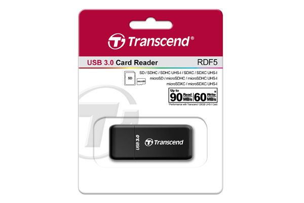 Кардрідер USB3.1 Transcend RDF5 Black (TS-RDF5K)