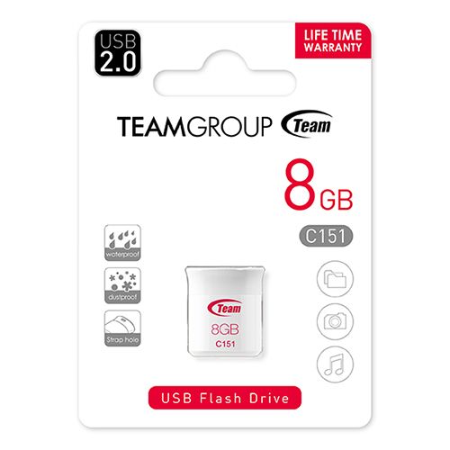Флеш-накопичувач USB 8Gb Team C151 (TC1518GR01)