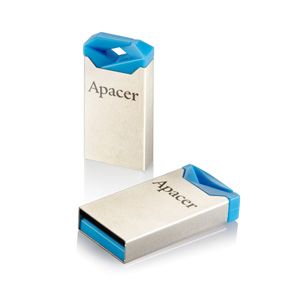 Флеш-накопичувач USB 64GB Apacer AH111 Silver/Blue (AP64GAH111U-1)