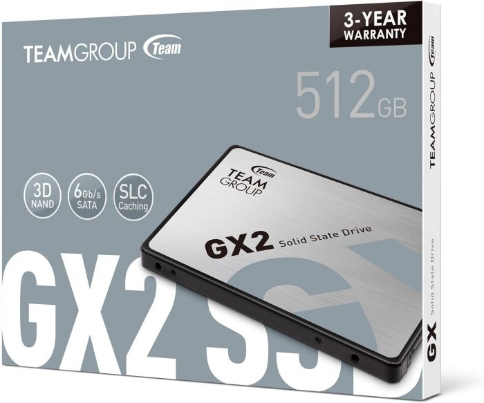 Накопичувач SSD 512GB Team GX2 2.5" SATAIII TLC (T253X2512G0C101)