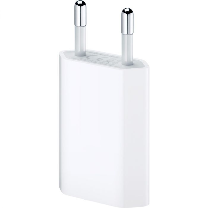 Мережевий зарядний пристрій iPhone 3G/3GS/4G/4GS/5 (1USBx1A) 1000mAh White (S07022)