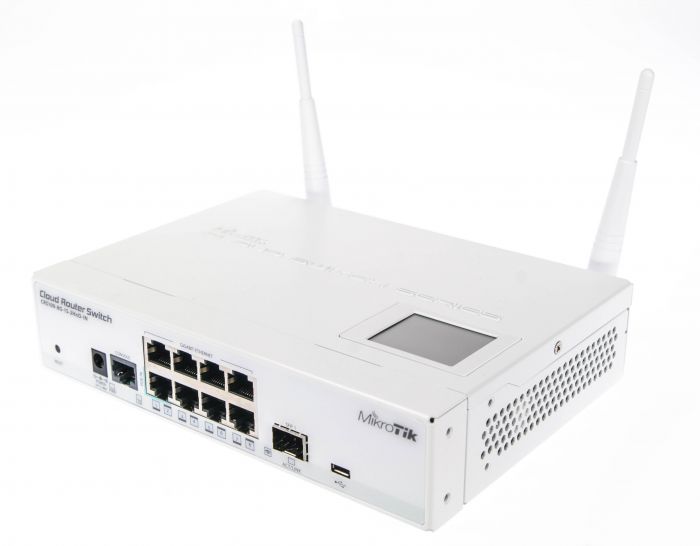 Коммутатор MikroTik CRS109-8G-1S-2HnD-IN