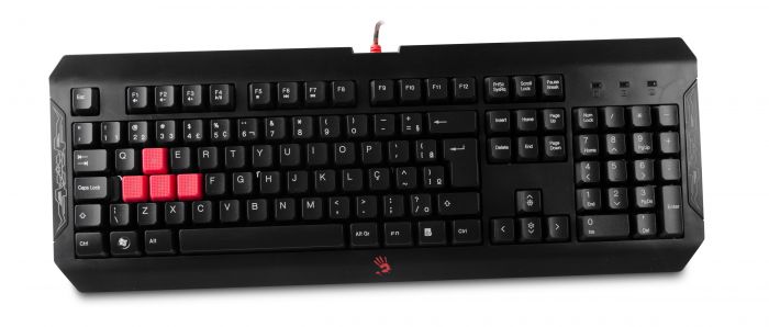 Клавіатура A4Tech Bloody Q100 Ukr Black