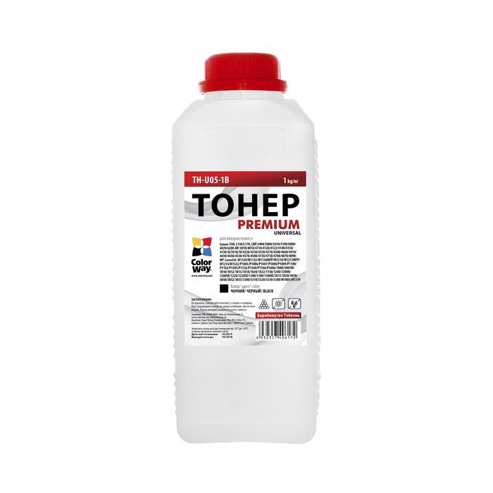Тонер ColorWay (TH-U05-1B) HP LJ P1005/1102/1010/2035 Premium Universal 1000 г