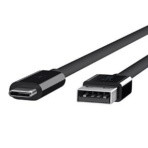 Кабель Belkin USB - USB Type-C (M/M), 1 м, Black (F2CU029bt1M-BLK)