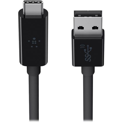 Кабель Belkin USB3.1-USB Type-C, 1м Black (F2CU029bt1M-BLK)