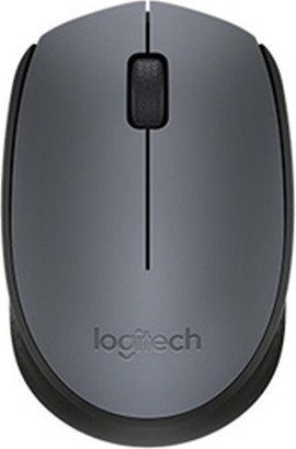 Мишка бездротова Logitech M170 Grey/Black (910-004642)