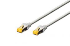 Патч-корд DIGITUS CAT 6a S-FTP, 5м,AWG 26/7 сірого кольору (DK-1644-A-050)