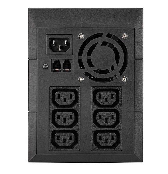 Джерело безперебійного живлення Eaton 5E 2000VA USB, Lin.int., AVR, 6 х IEC, пластик (5E2000IUSB)