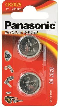 Батарейка Panasonic CR 2025 BL 2шт