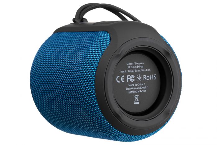 Акустична система 2E SoundXPod TWS MP3 Wireless Waterproof Blue (2E-BSSXPWBL)