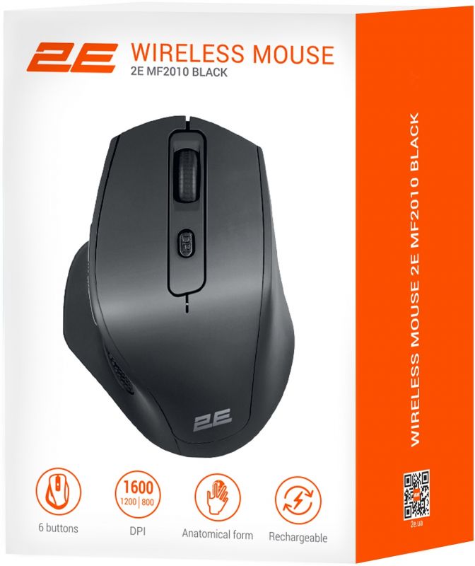 Миша бездротова 2E MF2010 WL Black (2E-MF2010WB)  Миша бездротова 2E MF2010 WL Black (2E-MF2010WB)