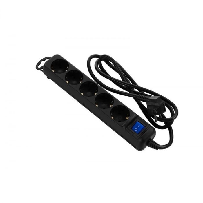 Фільтр живлення 2Е (2E-U05ES15M1.5BK) 5хSchuko, 1.5 м, чорний Фільтр живлення 2Е (2E-U05ES15M1.5BK) 5хSchuko, 1.5 м, чорний