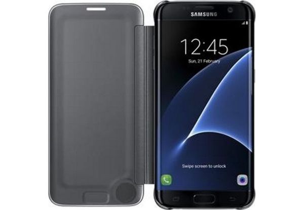 Чохол-книжка Samsung Clear View Cover для Samsung Galaxy S7 Edge SM-G935 Black (EF-ZG935CBEGRU)